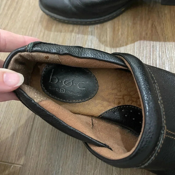 Born Concept BOC Peggy Clogs Black Slip On Women's Shoes Sz 8.5 C50303 - Picture 3 of 8